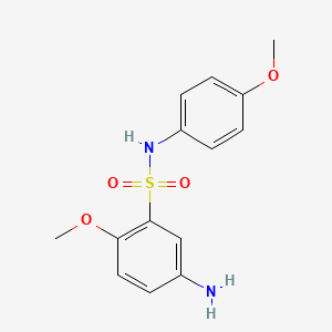 5-Amino-2-methoxy-N-(4-methoxy-phenyl)-benzenesulfonamide