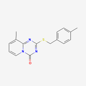 9-Methyl-2-[(4-methylphenyl)methylsulfanyl]pyrido[1,2-a][1,3,5]triazin-4-one