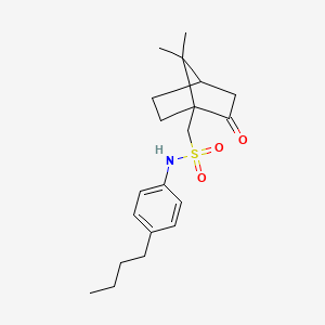 N-(4-butylphenyl)-1-{7,7-dimethyl-2-oxobicyclo[2.2.1]heptan-1-yl}methanesulfonamide