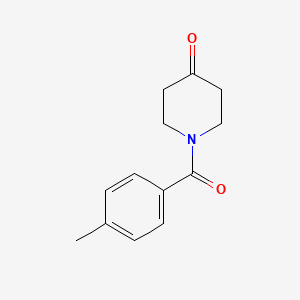 molecular formula C13H15NO2 B2771274 1-(4-Methylbenzoyl)piperidin-4-one CAS No. 145729-25-5