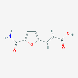 (2E)-3-(5-carbamoylfuran-2-yl)prop-2-enoic acid