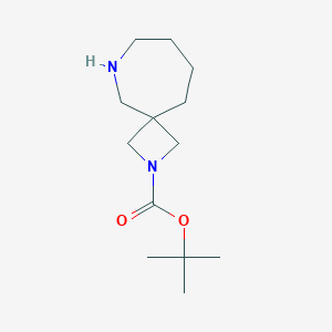 molecular formula C13H24N2O2 B2771301 Tert-butyl 2,6-diazaspiro[3.6]decane-2-carboxylate CAS No. 1251009-12-7
