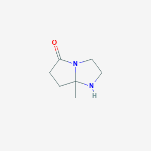 molecular formula C7H12N2O B2771317 7a-Methyl-hexahydro-pyrrolo[1,2-a]imidazol-5-one CAS No. 21603-77-0