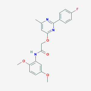 3-isopropyl-6-({4-[(2E)-3-phenylprop-2-enoyl]piperazin-1-yl}sulfonyl)-1,3-benzoxazol-2(3H)-one