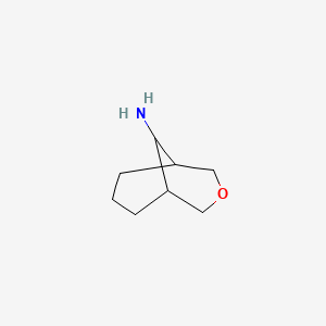 molecular formula C8H15NO B2771359 3-Oxabicyclo[3.3.1]nonan-9-amine CAS No. 1897868-98-2