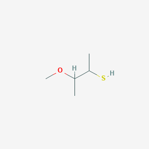molecular formula C5H12OS B2771360 3-Methoxybutane-2-thiol CAS No. 1596894-64-2