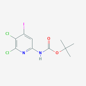 CArbamic acid, N-(5,6-dichloro-4-iodo-2-pyridinyl)-, 1,1-dimethylethyl ester