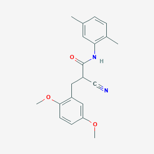 2-cyano-3-(2,5-dimethoxyphenyl)-N-(2,5-dimethylphenyl)propanamide