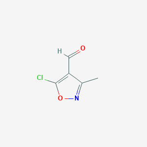 5-Chloro-3-methyl-1,2-oxazole-4-carbaldehyde