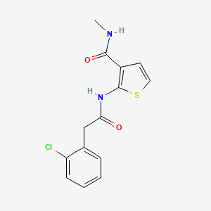 2-(2-(2-chlorophenyl)acetamido)-N-methylthiophene-3-carboxamide