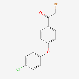 2-Bromo-1-[4-(4-chlorophenoxy)phenyl]ethanone