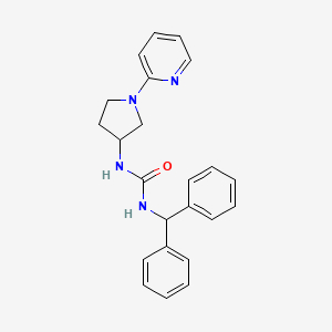 1-Benzhydryl-3-(1-(pyridin-2-yl)pyrrolidin-3-yl)urea