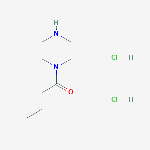 1-Piperazin-1-ylbutan-1-one;dihydrochloride