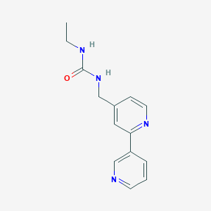 1-([2,3'-Bipyridin]-4-ylmethyl)-3-ethylurea