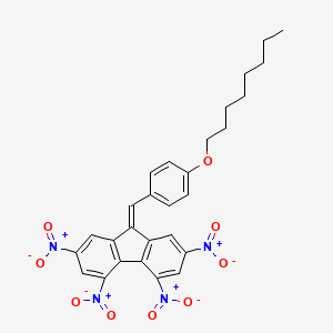 2,4,5,7-Tetranitro-9-(4-octyloxy-benzylidene)-9H-fluorene