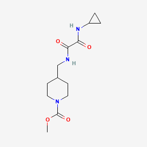 Methyl 4-((2-(cyclopropylamino)-2-oxoacetamido)methyl)piperidine-1-carboxylate