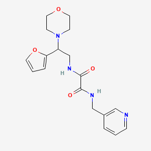 N1-(2-(furan-2-yl)-2-morpholinoethyl)-N2-(pyridin-3-ylmethyl)oxalamide