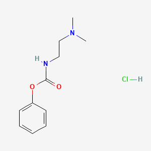 phenyl N-[2-(dimethylamino)ethyl]carbamate hydrochloride