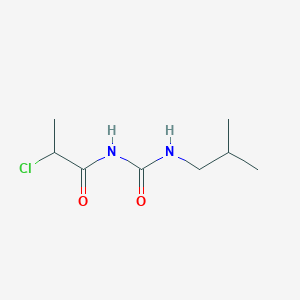 3-(2-Chloropropanoyl)-1-(2-methylpropyl)urea