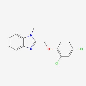 2-[(2,4-dichlorophenoxy)methyl]-1-methyl-1H-benzimidazole