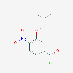 molecular formula C11H12ClNO4 B2771703 3-异丁氧基-4-硝基苯甲酰氯 CAS No. 1698052-94-6