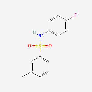 N-(4-fluorophenyl)-3-methylbenzenesulfonamide