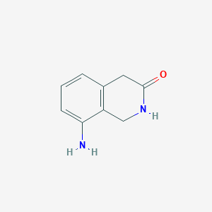 molecular formula C9H10N2O B2771737 8-Amino-1,2-dihydroisoquinolin-3(4H)-one CAS No. 1935135-61-7