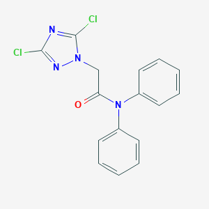 2-(3,5-dichloro-1H-1,2,4-triazol-1-yl)-N,N-diphenylacetamide