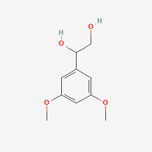 molecular formula C10H14O4 B2771797 1-(3,5-Dimethoxyphenyl)ethane-1,2-diol CAS No. 1557933-79-5