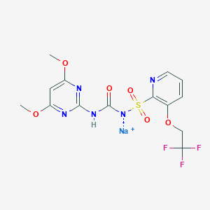 molecular formula C14H13F3N5NaO6S B027718 三氟草醚钠 CAS No. 199119-58-9