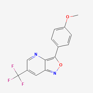 3-(4-Methoxyphenyl)-6-(trifluoromethyl)isoxazolo[4,3-b]pyridine