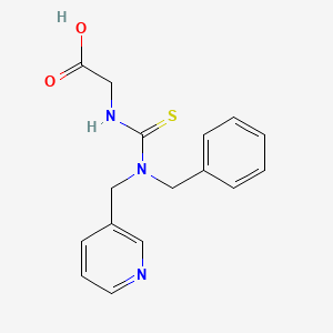 molecular formula C16H17N3O2S B2771840 ({[Benzyl(pyridin-3-ylmethyl)amino]-carbonothioyl}amino)acetic acid CAS No. 694516-61-5