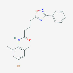 molecular formula C20H20BrN3O2 B277185 N-(4-bromo-2,6-dimethylphenyl)-4-(3-phenyl-1,2,4-oxadiazol-5-yl)butanamide 