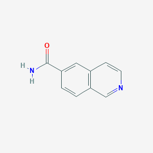 molecular formula C10H8N2O B2771860 Isoquinoline-6-carboxamide CAS No. 1158754-94-9