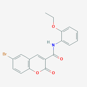 6-bromo-N-(2-ethoxyphenyl)-2-oxo-2H-chromene-3-carboxamide