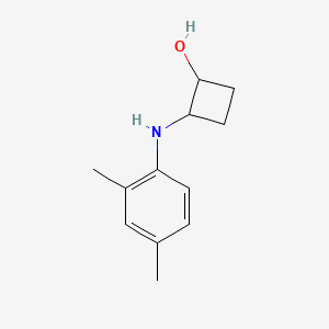molecular formula C12H17NO B2771893 2-[(2,4-二甲基苯基)氨基]环丁醇 CAS No. 2175978-70-6