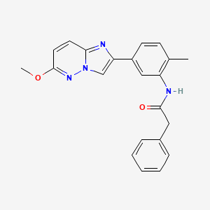B2771911 N-(5-(6-methoxyimidazo[1,2-b]pyridazin-2-yl)-2-methylphenyl)-2-phenylacetamide CAS No. 953150-28-2