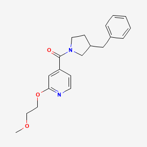 (3-Benzylpyrrolidin-1-yl)(2-(2-methoxyethoxy)pyridin-4-yl)methanone