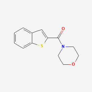 molecular formula C13H13NO2S B2771931 1-Benzothiophen-2-yl(morpholin-4-yl)methanone CAS No. 68899-44-5