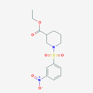 Ethyl 1-(3-nitrophenyl)sulfonylpiperidine-3-carboxylate