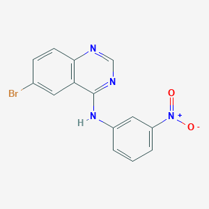 6-Bromo-n-(3-nitrophenyl)quinazolin-4-amine