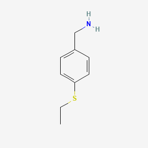 molecular formula C9H13NS B2772004 (4-(Ethylthio)phenyl)methanamine CAS No. 84212-01-1