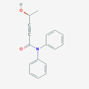 molecular formula C17H15NO2 B2772069 (R)-4-羟基-N,N-二苯基戊-2-炔酰胺 CAS No. 899809-61-1