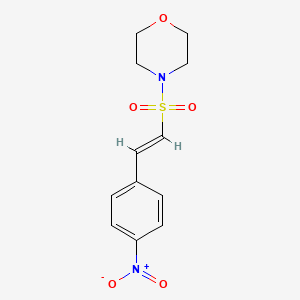 (E)-4-((4-nitrostyryl)sulfonyl)morpholine