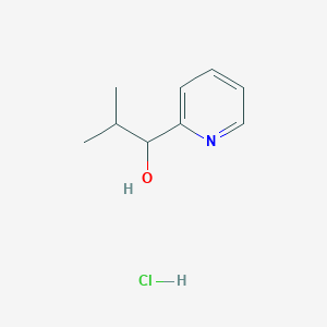 2-Methyl-1-(pyridin-2-yl)propan-1-ol hydrochloride
