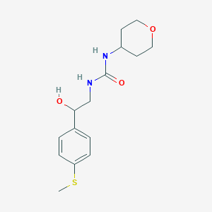 3-{2-hydroxy-2-[4-(methylsulfanyl)phenyl]ethyl}-1-(oxan-4-yl)urea