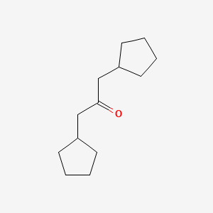 molecular formula C13H22O B2772241 1,3-二环戊基丙酮 CAS No. 858835-49-1