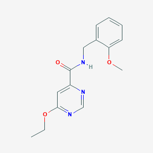 6-ethoxy-N-(2-methoxybenzyl)pyrimidine-4-carboxamide