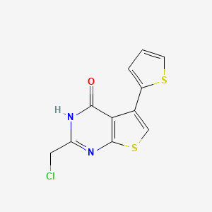 2-Chloromethyl-5-thiophen-2-yl-3H-thieno[2,3-d]pyrimidin-4-one