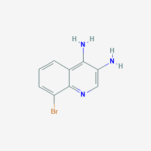 molecular formula C9H8BrN3 B2772350 8-Bromoquinoline-3,4-diamine CAS No. 2092335-73-2